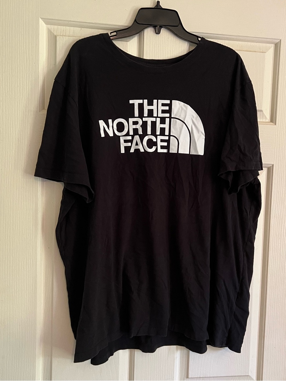 The North Face Black Short Sleeve Tee with White Logo